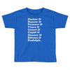 reindeer names Toddler T-shirt