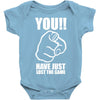 you have just lost the game  funny computer internet humour Baby Onesie