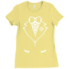 pixel tuxedo Ladies Fitted T-Shirt