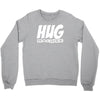 hug machine funny joke Crewneck Sweatshirt