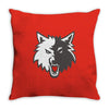 KING OF THE WOLF Throw Pillow