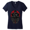 death knight Women's V-Neck T-Shirt