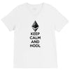 Keep Calm And Hodl Ethereum V-Neck Tee