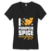 I Love Pumpkin Spice Everything Women's V-Neck T-Shirt