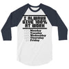 always give 100 percent 3/4 Sleeve Shirt