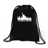 new york usa america city Drawstring Bags