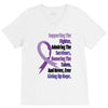 supporting the fighter, admiring the survivors, honoring the taken V-Neck Tee