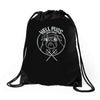 hell pugs best trending Drawstring Bags
