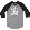affen geil  fun ,spr&uuml;che,lustig,affe,mittelfinger,stinkefinger,party 3/4 Sleeve Shirt