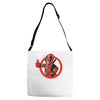 dead boy   copy Adjustable Strap Totes