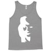 sax player lady face optical illusion Tank Top