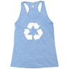 recycle symbol Racerback Tank