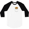 Pocket Burger 3/4 Sleeve Shirt