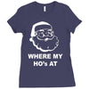 where my hoes Ladies Fitted T-Shirt