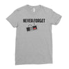 never forget Ladies Fitted T-Shirt