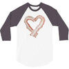 bacon heart 3/4 Sleeve Shirt
