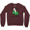 To The Disco (Unicorn Riding Triceratops) Crewneck Sweatshirt