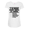 always give 100 percent Maternity Scoop Neck T-shirt