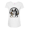 hunter vs Maternity Scoop Neck T-shirt