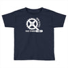 born to cycle forced to work Toddler T-shirt
