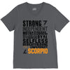 Strong Independent Motivated Scorpio V-Neck Tee