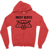 angry beaver Zipper Hoodie