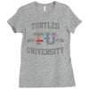 turtles university Ladies Fitted T-Shirt