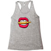 bullet in mouth Racerback Tank