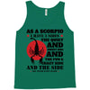 as a scorpio i have 3 sides Tank Top