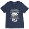Motorcycles Dad V-Neck Tee