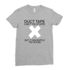 duct tape Ladies Fitted T-Shirt