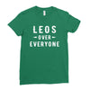 Leos Over Everyone Ladies Fitted T-Shirt