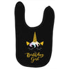birthday unicorn girl. Baby Bibs