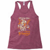 scary krampus Racerback Tank