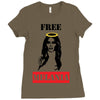 Free Melania Ladies Fitted T-Shirt