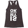 is my birthday ok Racerback Tank