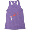 banksy headshot butterfly Racerback Tank