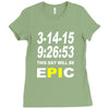 pi day 2015 pie math Ladies Fitted T-Shirt