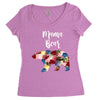 mama bear floral Women's Triblend Scoop T-shirt