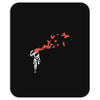 banksy headshot butterfly Mousepad