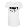 Broke It - Fixed It Maternity Scoop Neck T-shirt
