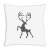 christmas deer Throw Pillow