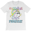 unicorns are born in february cute unicorn T-Shirt