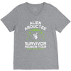 alien abductee survivor tour ufo nerd geek comic funny V-Neck Tee