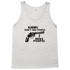 guns don't kill people, i kill people t shirt Tank Top