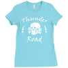 thunder road Ladies Fitted T-Shirt