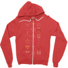 neon rangers Zipper Hoodie