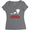 dart evolution stranger dustin tv show Women's Triblend Scoop T-shirt