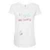 Muggle on Board Watercolor Maternity Scoop Neck T-shirt