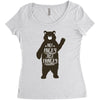 just hungry Women's Triblend Scoop T-shirt
